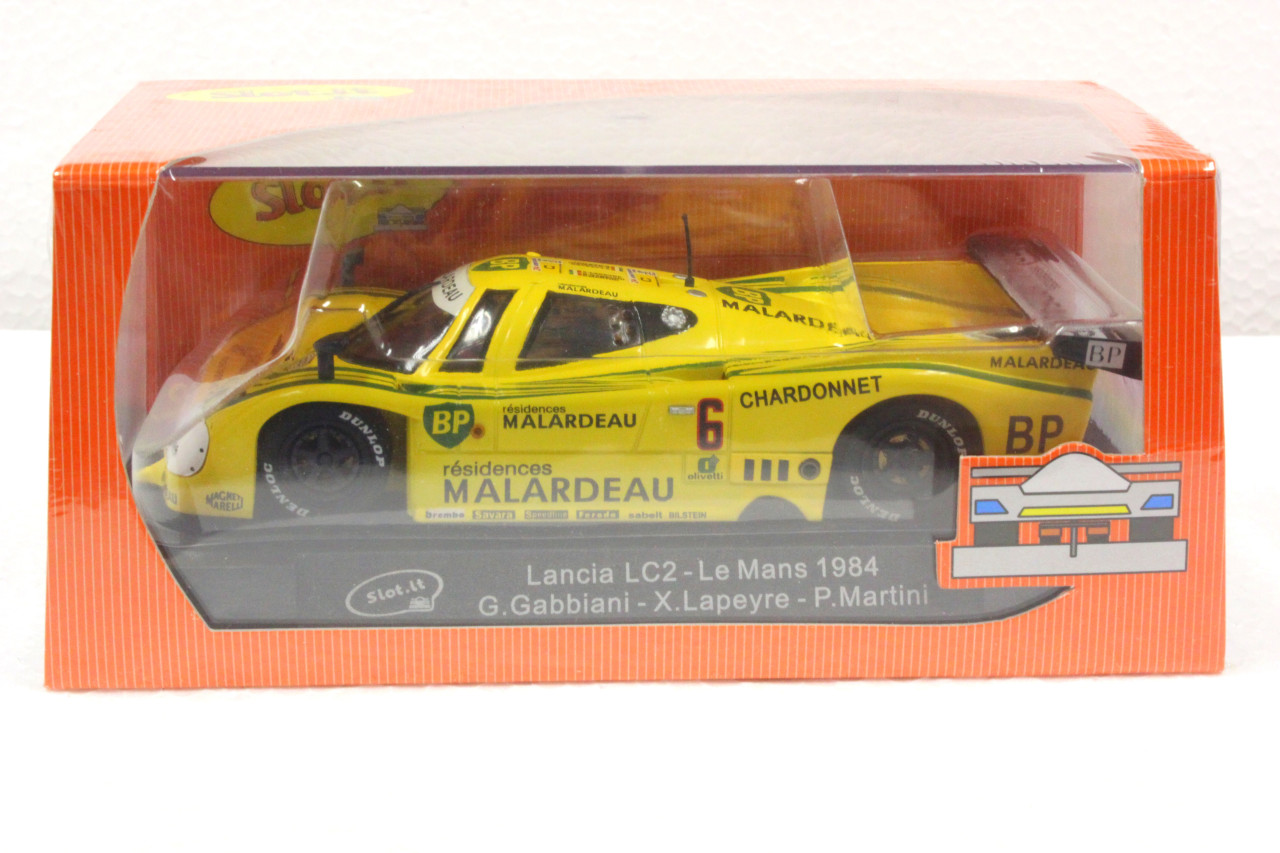 SICA08A Slot.it Lancia LC2 Le Mans 1984, #6 1:32 Slot Car - Great