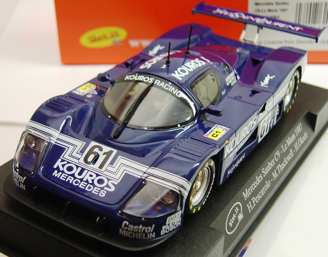SICA06A Slot.it Sauber Mercedes C9 Le Mans 1987, #61 1:32 Slot Car