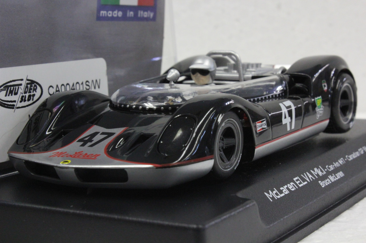 CA00401S/W Thunderslot McLaren ELVA MK.I Canadian GP 1964, #47 1