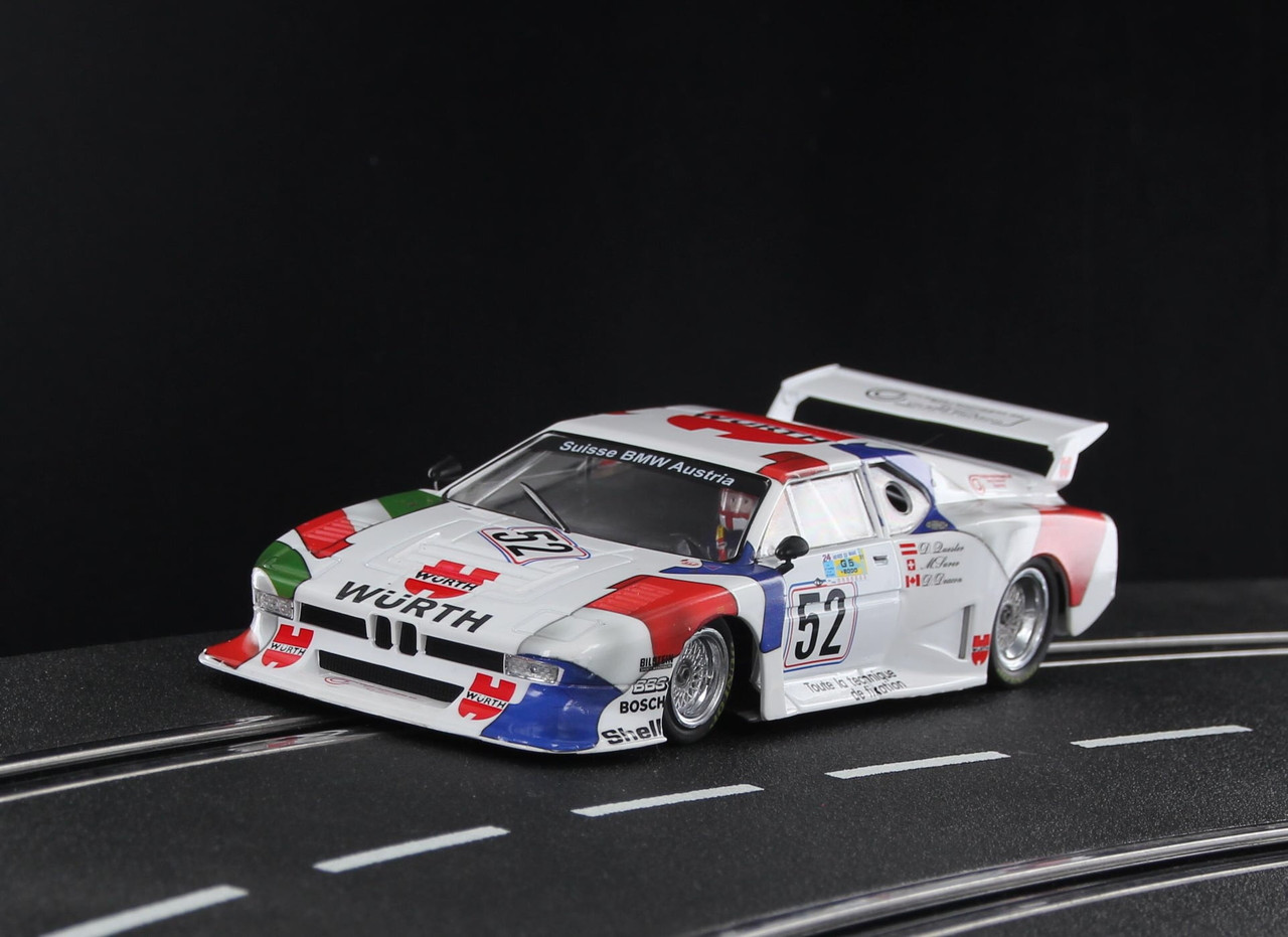 SW65 Racer Sideways BMW M1 Turbo Gr.5 Wurth Team Sauber 24hrs Le Mans 1981,  #52 1:32 Slot Car