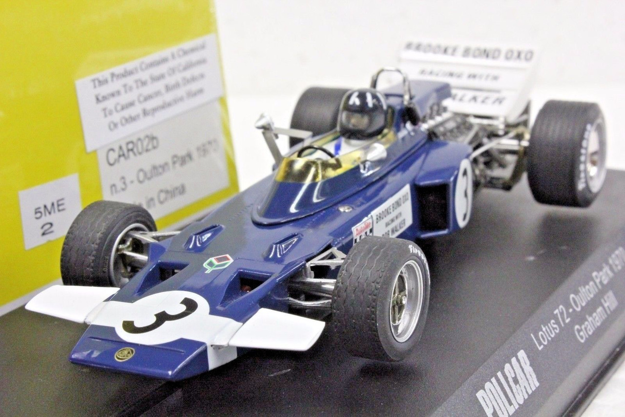 CAR02B Policar Lotus 72 Oulton Park 1970, #3 1:32 Slot Car