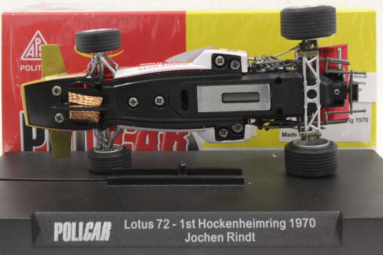 CAR02A Policar Lotus 72 Hockenheimring 1970, #72 1:32 Slot Car