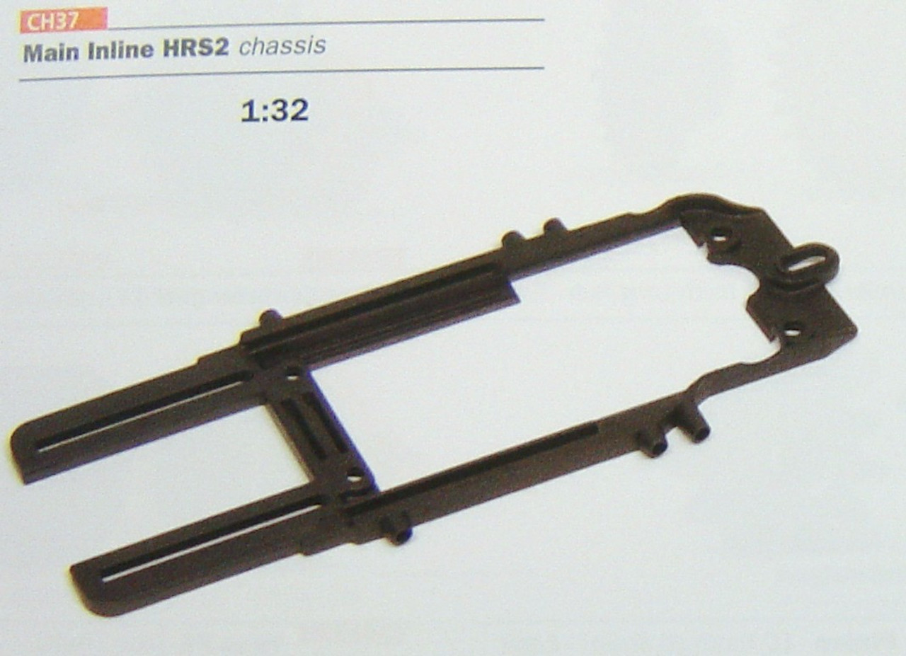 SICH109C Slot.it HRS2 Inline 0.5mm Offset RTR Chassis 1:32 Slot Car Part