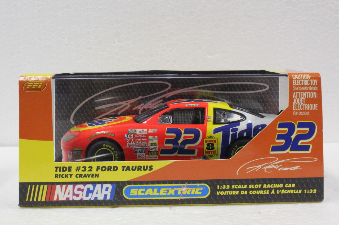 C2419 Scalextric Ford Taurus Ricky Craven TIDE, #32 1:32 Slot Car
