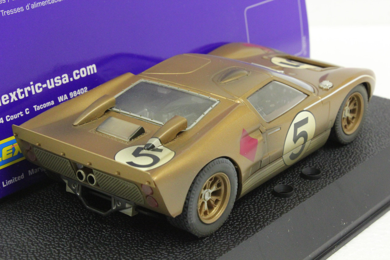C2465 Scalextric Ford GT MKII Le Mans 1966 Gold Goodwood "Dirty