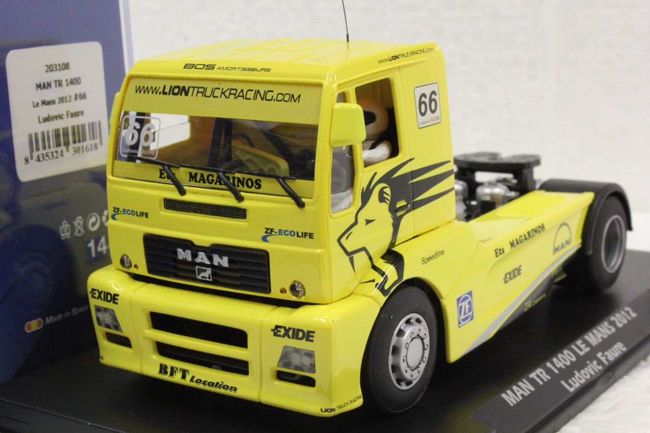 FLY SLOT 1/32 スロットカー ◆ MAN TR1400/メルセデス ETRUCK66 Fly MAN TR 1400 Homenaje Akira Toriyama 1:32 Slot Car