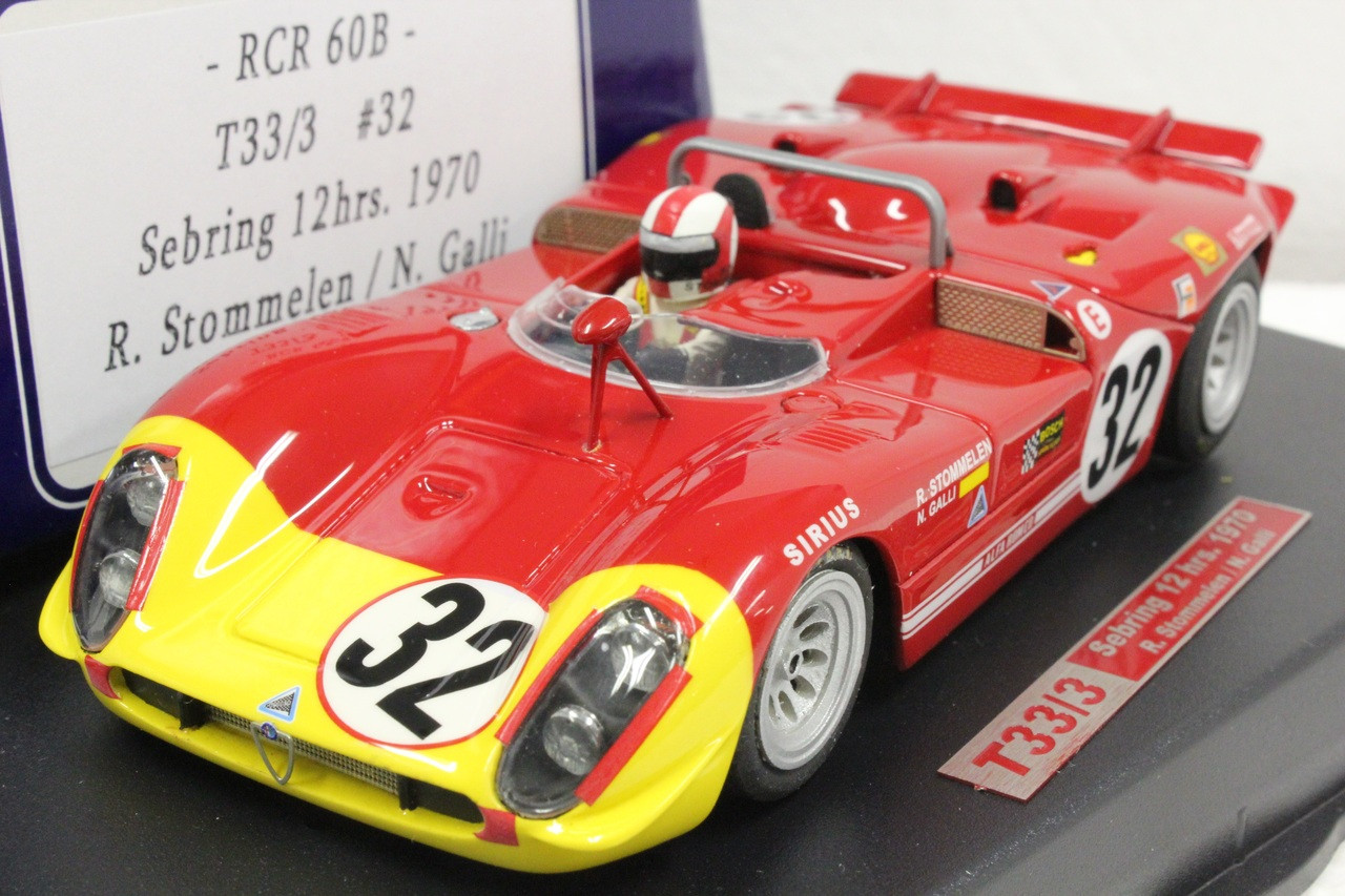 RCR60B Racer Alfa Romeo T33/3 Sebring 12H 1970 R. Stommelen/N