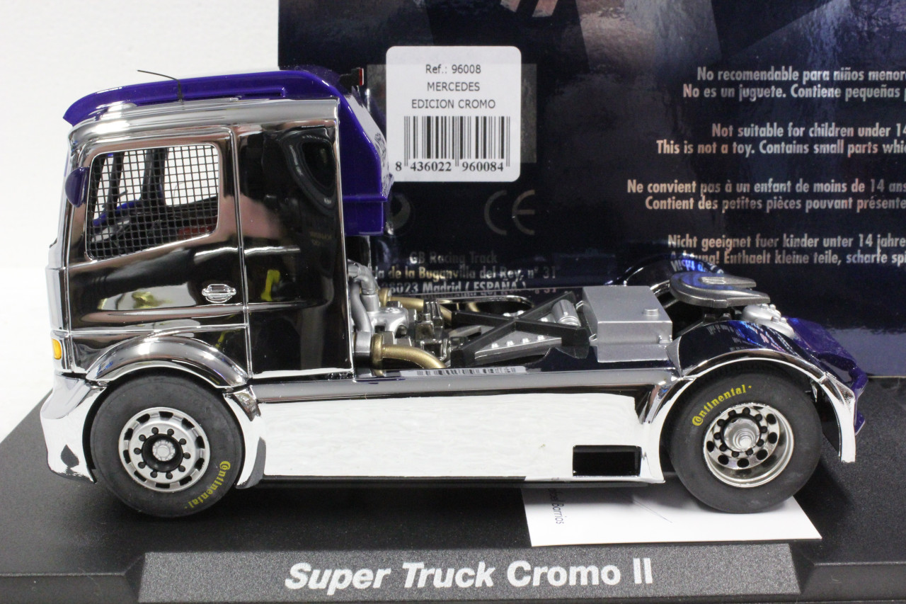 96008 Fly Mercedes-Benz Atego Truck FIA ETRC - Chrome 1:32 Slot