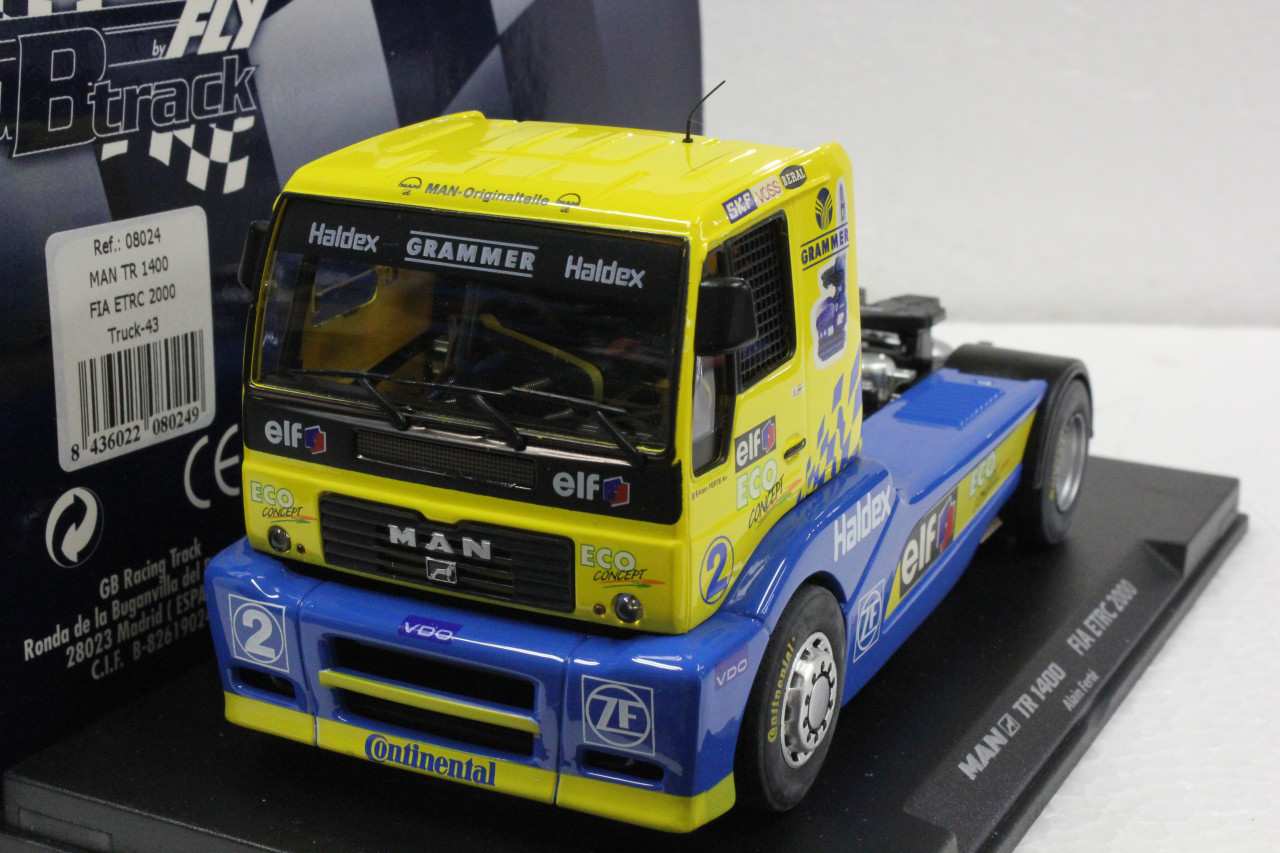 08024/TRUCK43 Fly MAN TR1400 FIA ETRC 2000, #2 1:32 Slot Car