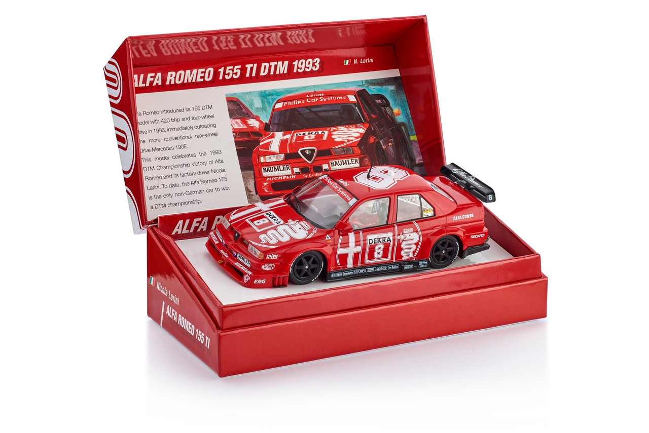 SICW22 Slot.it Alfa Romeo 155 V6 TI DTM Winner 1993, #8 1:32 Slot