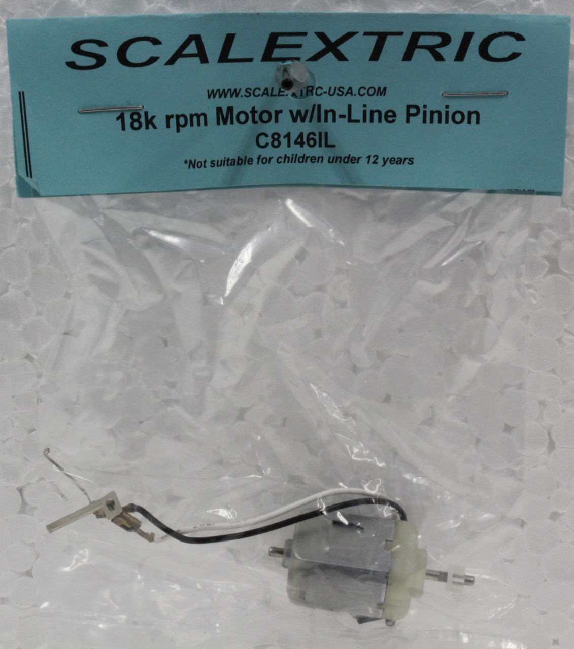 C8146IL Scalextric 18,000 RPM Motor Pack In-Line With 10mm Shaft 1:32 ...