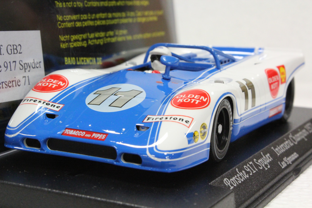 1/32スロットカー GB Porsche 917 邪魔くさく Spyder 1971