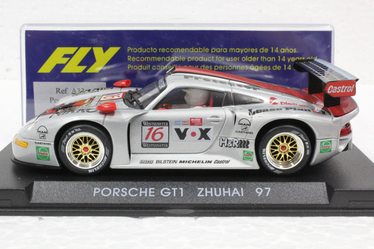 A33 Fly Porsche 911 GT1 Silverstone 1997 'Zhuhai', #16 1:32 Slot