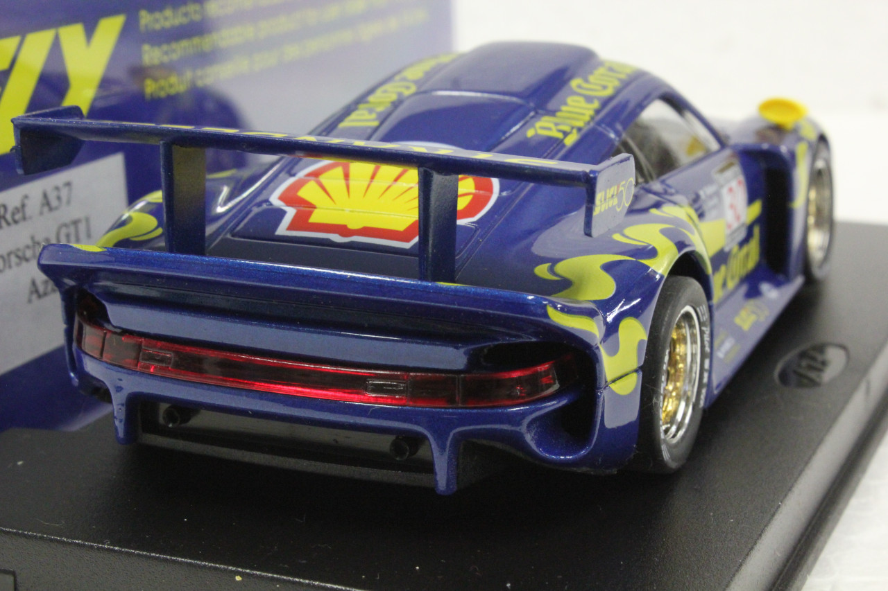 A37 Fly Porsche GT1 Blue Coral Zhuhai 1997, #30 1:32 Slot Car