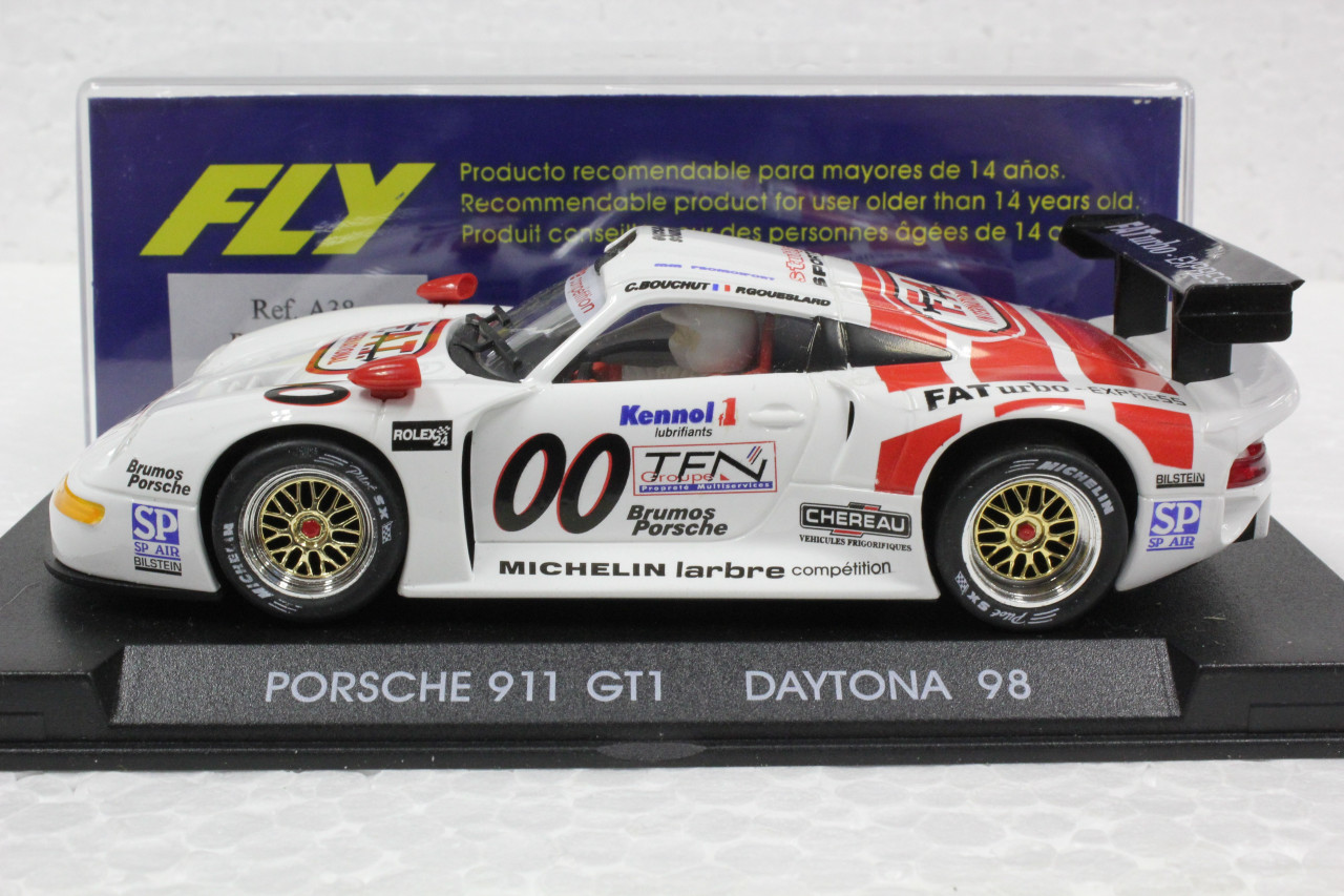 A38 Fly Porsche 911 GT1 Daytona 1998, #00 1:32 Slot Car