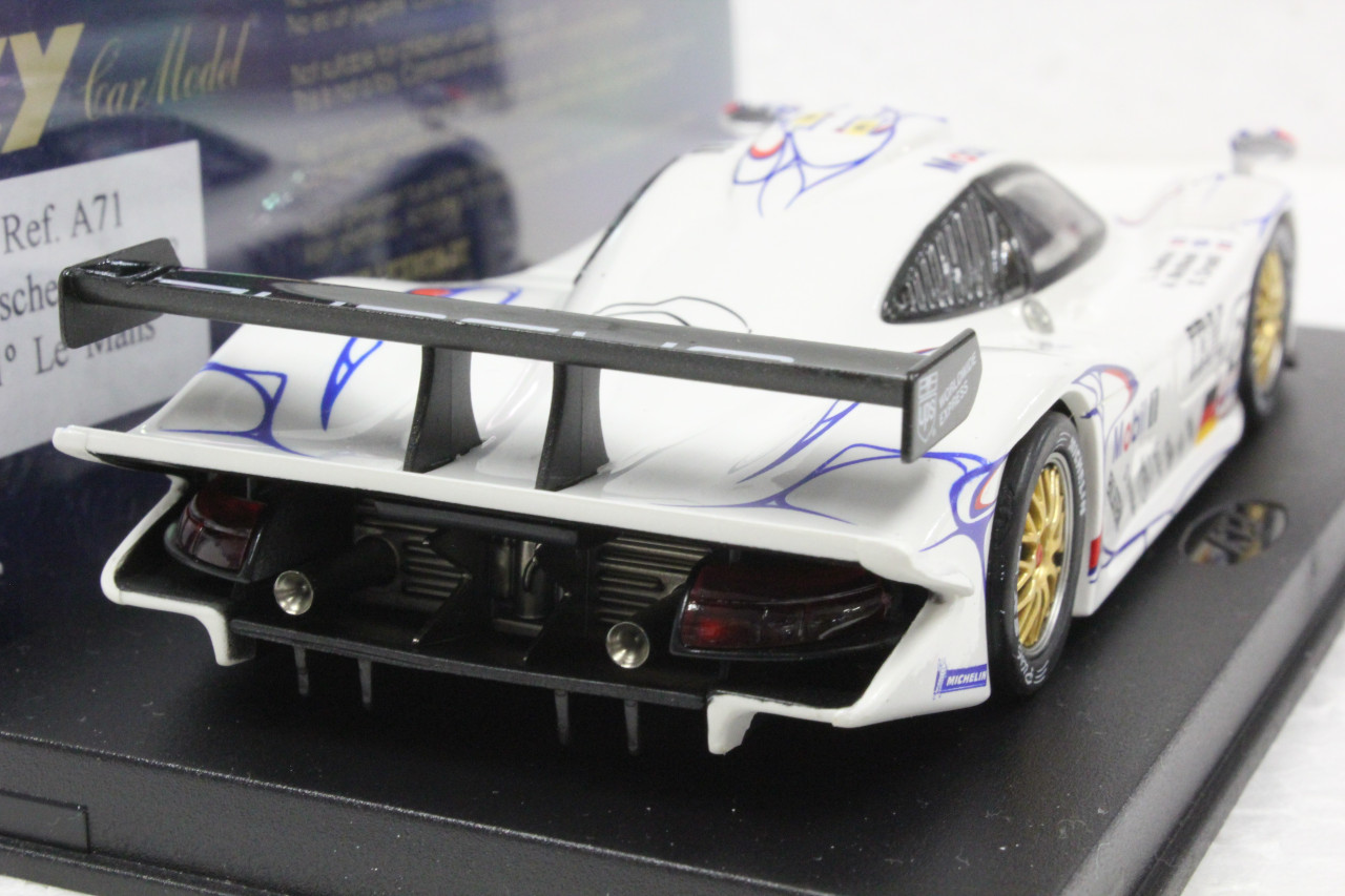 A71 Fly Porsche 911 GT1 1st Place 24h Le Mans 1998, #26 1:32 Slot Car