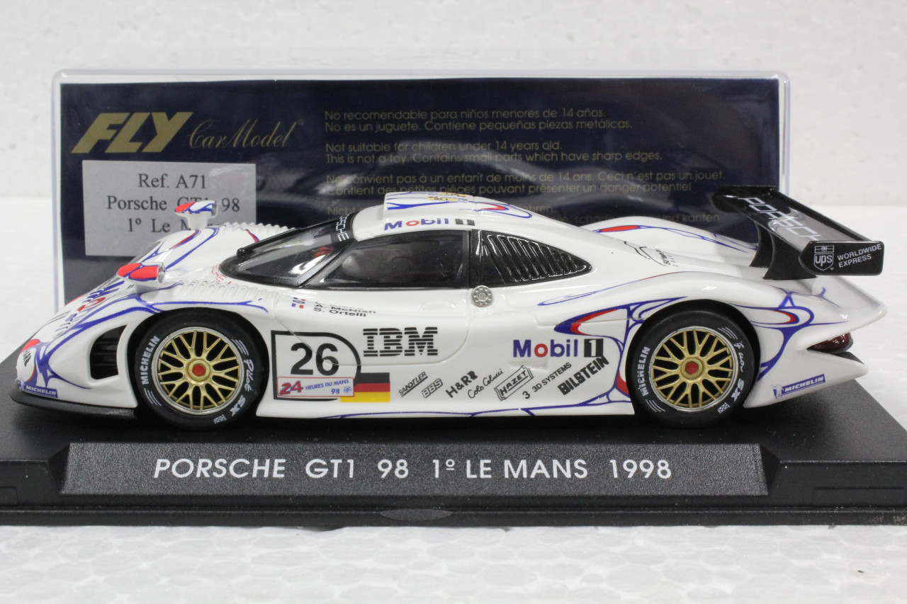A71 Fly Porsche 911 GT1 1st Place 24h Le Mans 1998, #26 1:32