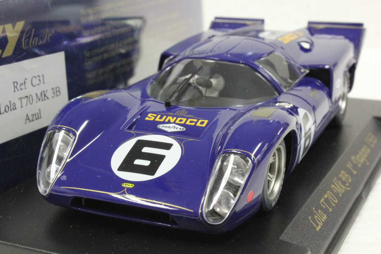 C31 Fly Lola T70 MK3B 1st Place Daytona 1969, #6 1:32 Slot Car