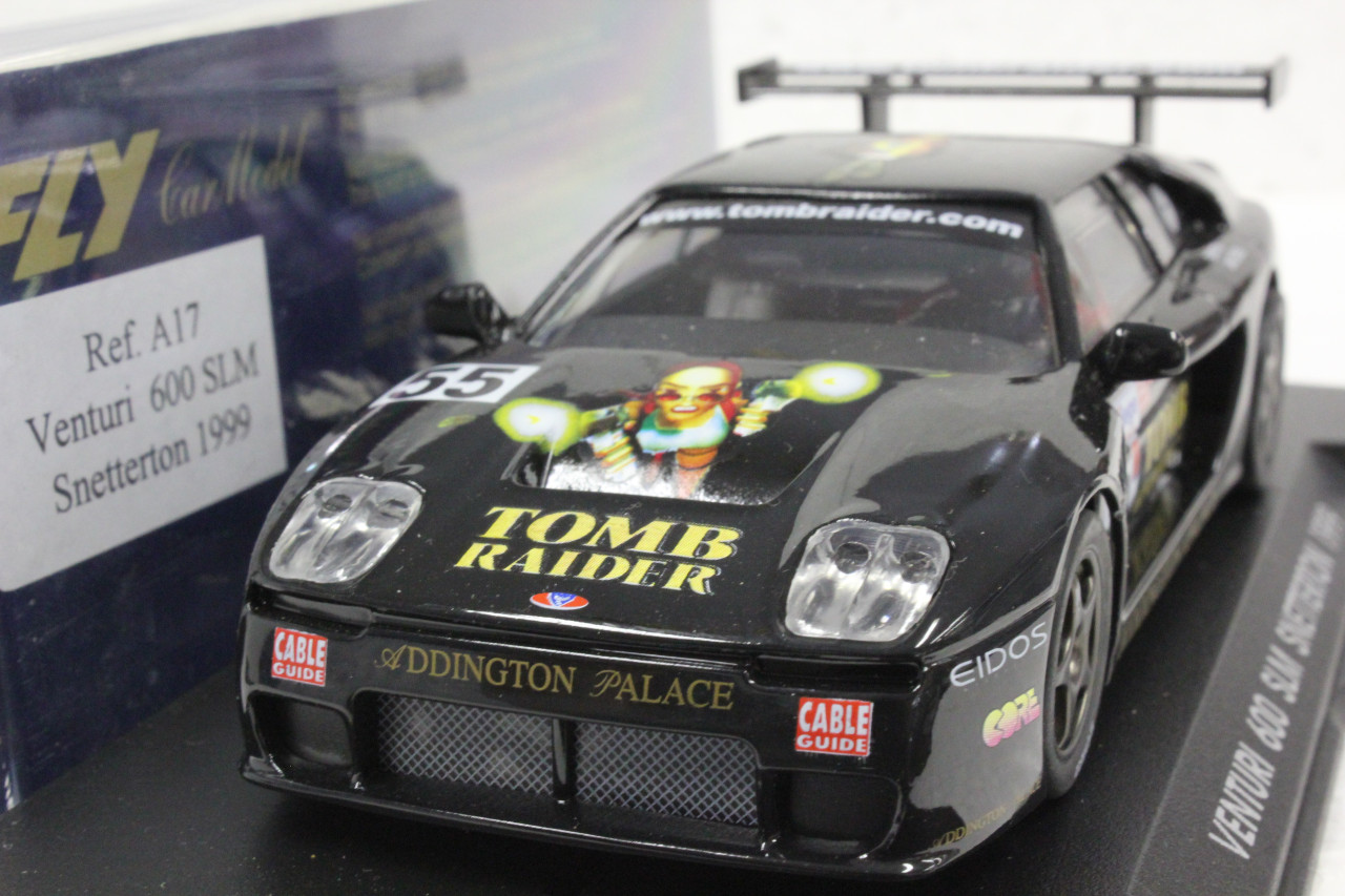 A17 Fly Venturi 600 SLM Tomb Raider Snetterton 1999, #55 1:32 Slot