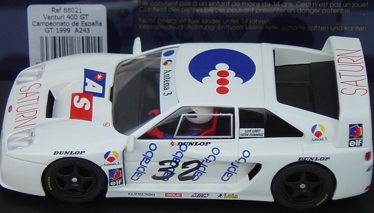 A243/88021 Fly Venturi 400 GT Campeonato De Espana GT 1999, #32 1:32 Slot  Car