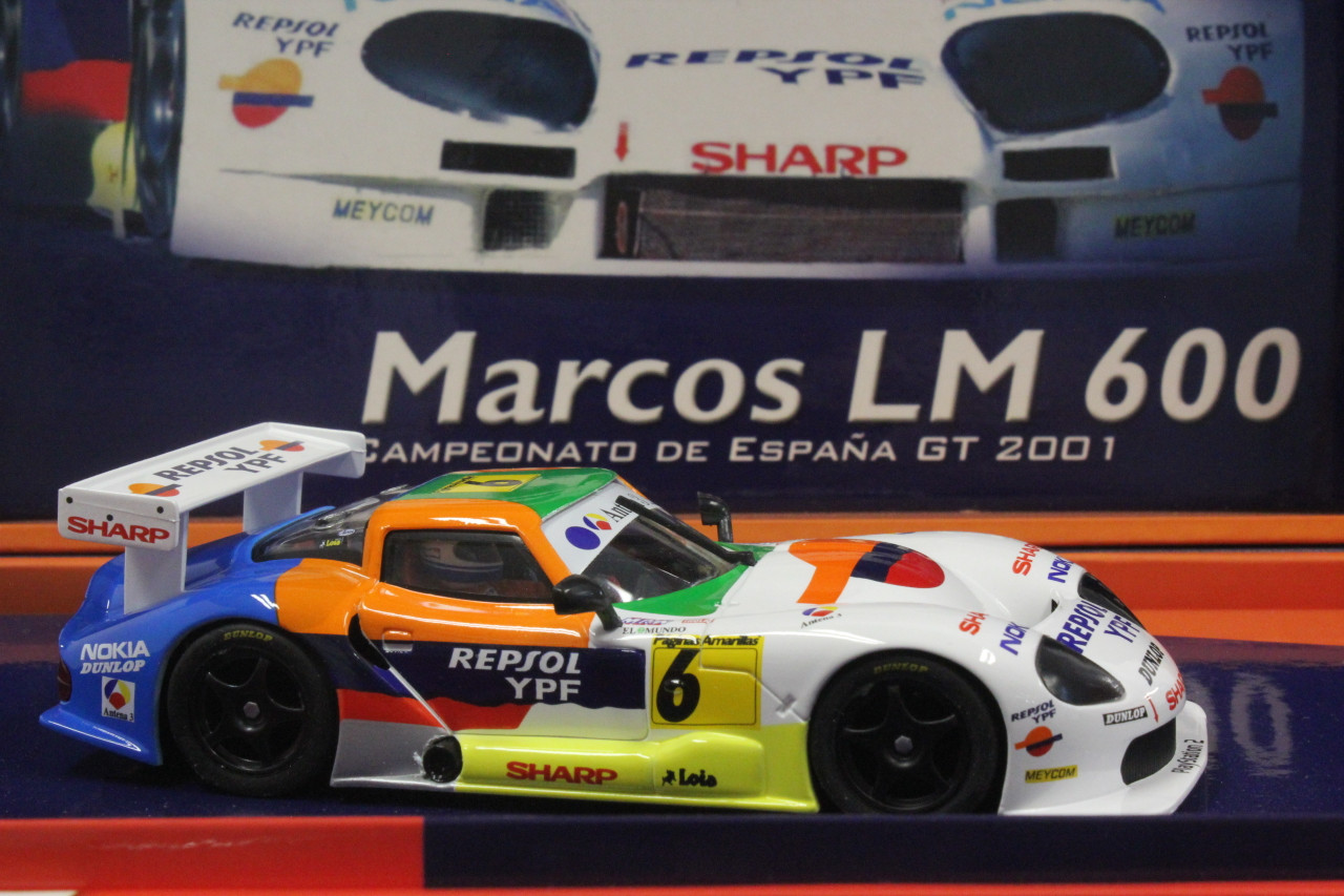 A28 Fly Marcos LM 600 Repsol Campeonato De Espana GT 2001, #6 1:32