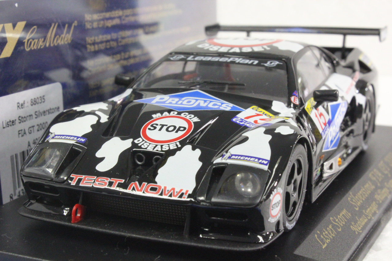 FLY スロットカー Lister Storm FIA GT 2000 A402/88035 Fly Lister Storm Silverstone FIA GT 2000, #15 1:32 Slot