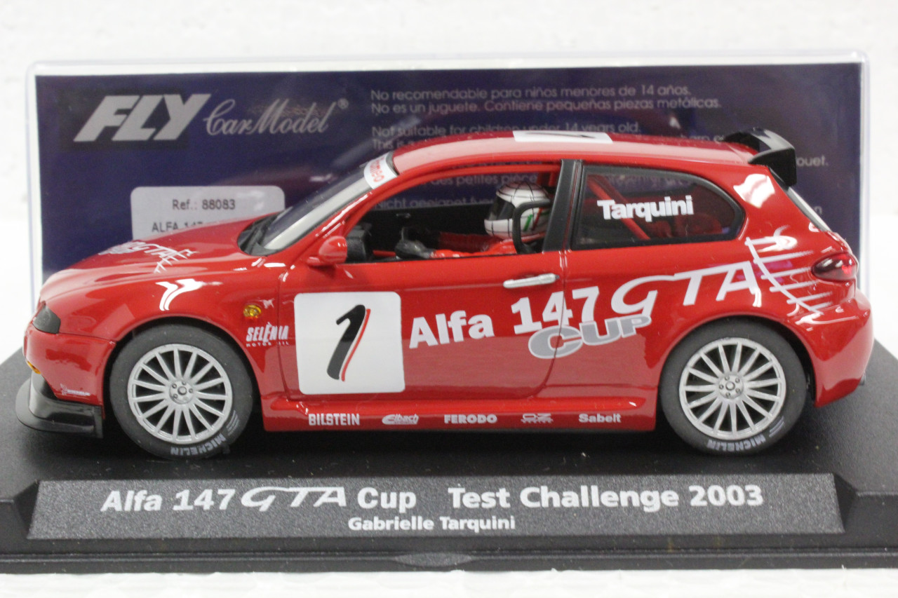 A722/88083 Fly Alfa Romeo 147 GTA Cup Test Challenge 2003, #1 1:32 Slot Car