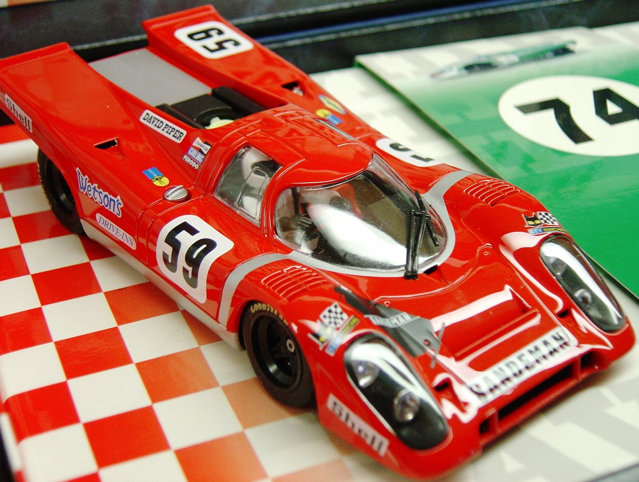 TEAM04/96010 GB Track by Fly Porsche 917K Team David Piper Twin-Pack 1:32  Slot Car