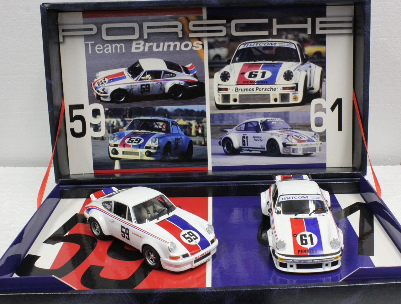 TEAM13/96081 Fly Porsche 911 & 934 Team Brumos Twin-Pack 1:32 Slot