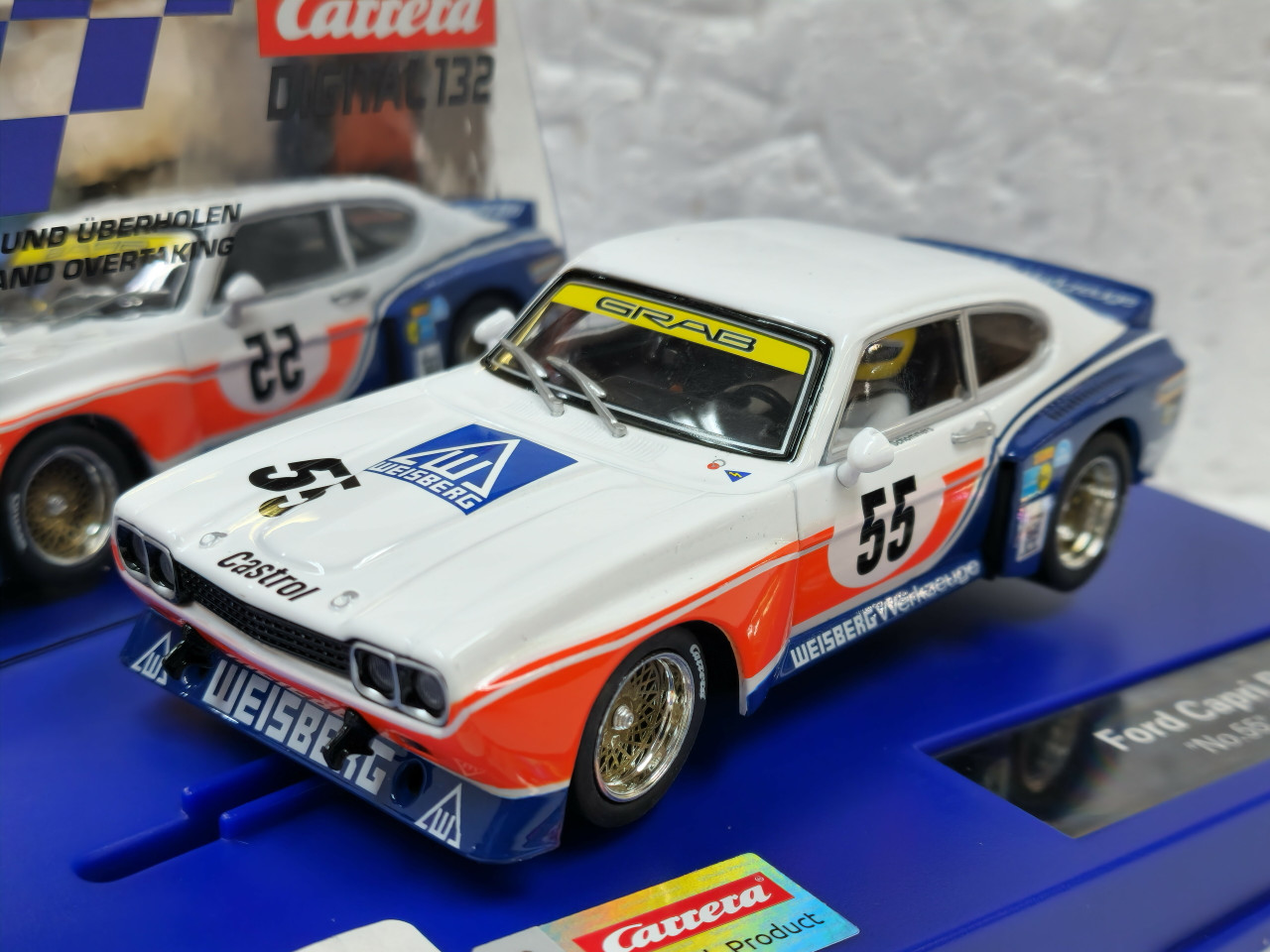 30927 Carrera Digital 132 Ford Capri RS DRM 1975, #55 1:32 Slot