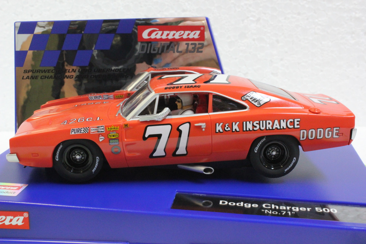 30942 Carrera Digital 132 Dodge Charger 500, #71 1:32 Slot Car