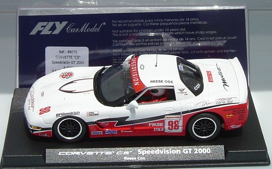 A544/88075 Fly Corvette C5 Speedvision GT 2000, #98 1:32 Slot Car