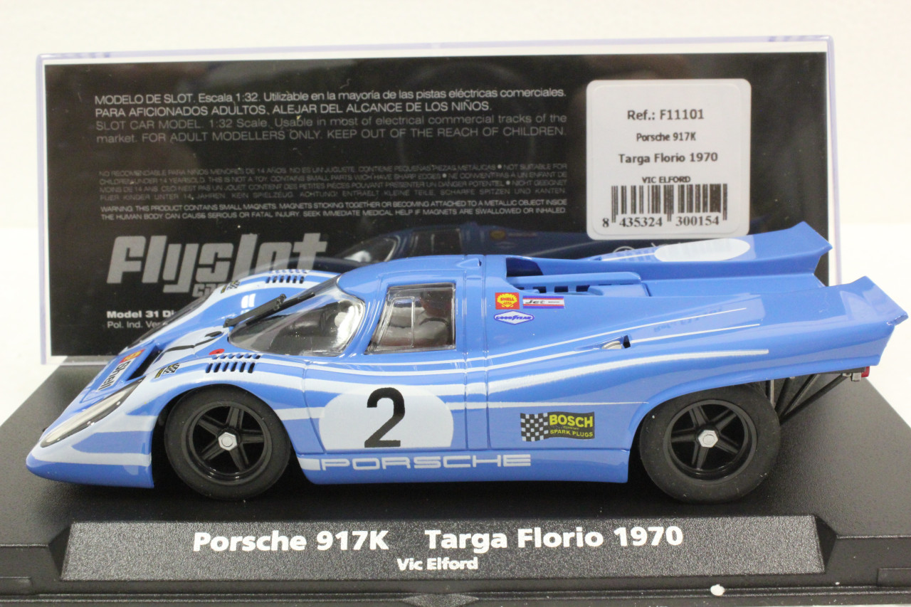 F11101 Fly Porsche 917K Targa Florio 1970 Vic Elford, #2 1:32 Slot