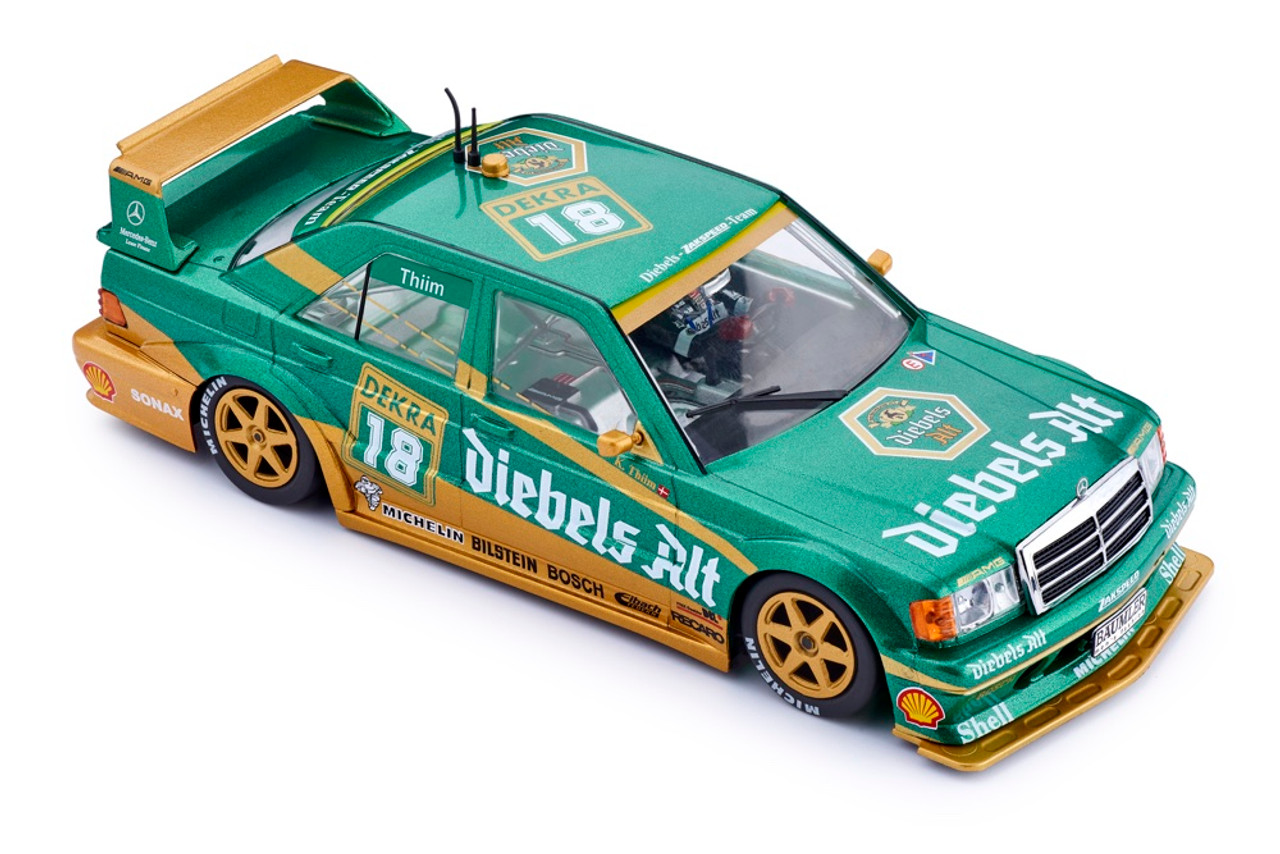 SICA44A Slot.it Mercedes 190E DTM 1992 - Zolder Diebels Alt, #18 1:32 Slot  Car