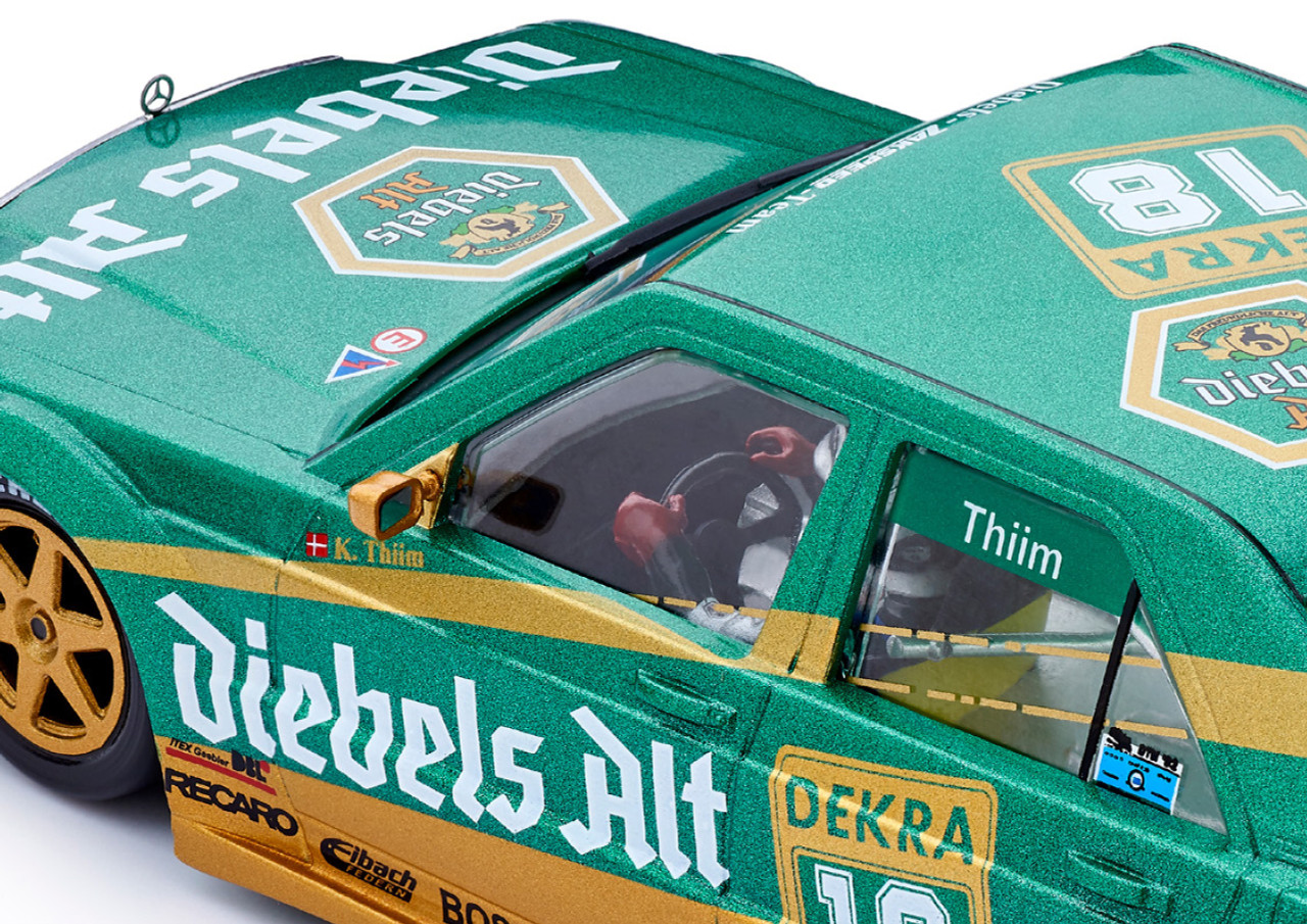 SICA44A Slot.it Mercedes 190E DTM 1992 - Zolder Diebels Alt, #18 1:32 Slot  Car