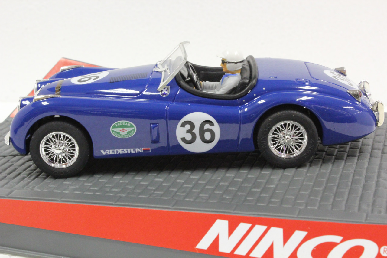 50520 Ninco Jaguar XK-120 Ecosse, #36 1:32 Slot Car - Great Traditions