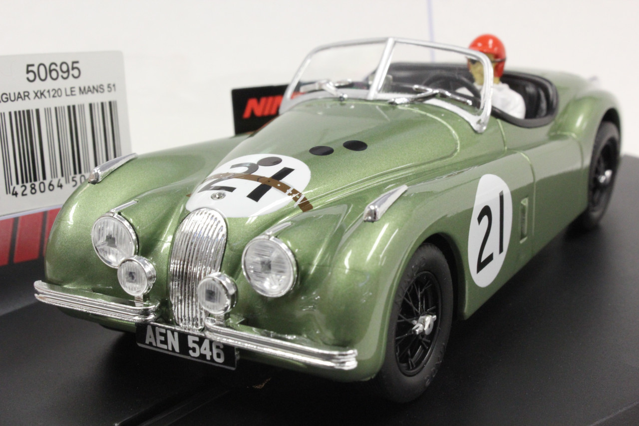 50695 Ninco Jaguar XK120 Le Mans 1951, #21 1:32 Slot Car - Great