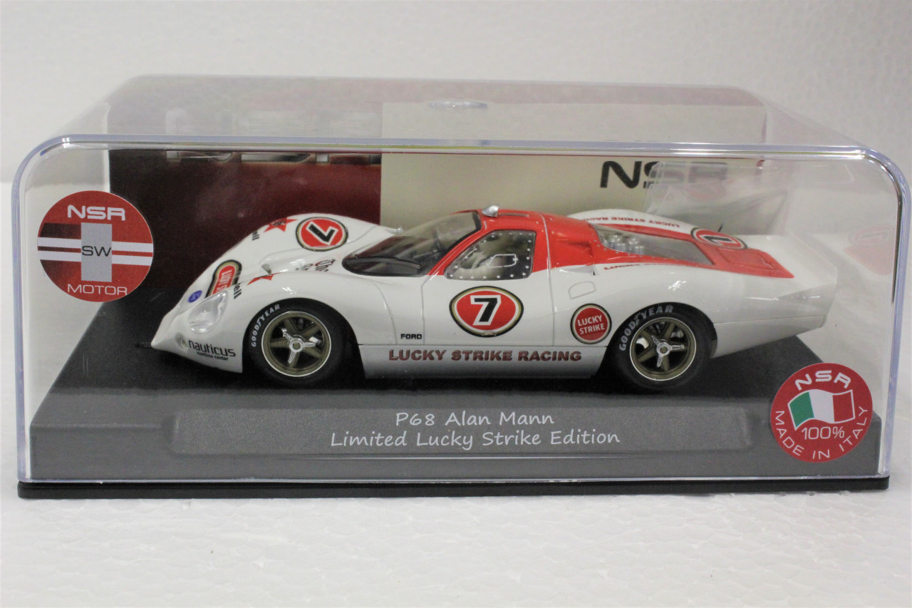 0109 NSR Ford P68 Alan Mann Lucky Strike Edition, #7 1:32 Slot Car