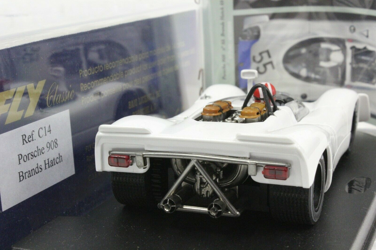 FLY CAR MODEL PORSCHE 908  BRANDS HATCH / VERSIÓN CALCAS  DE FLY CAR MODE REF / C14 . TODOS LOS COCHES DE LA WEB, SON COMPATIBLES CON CIRCUITOS SCALEXTRIC, SUPERSLOT
