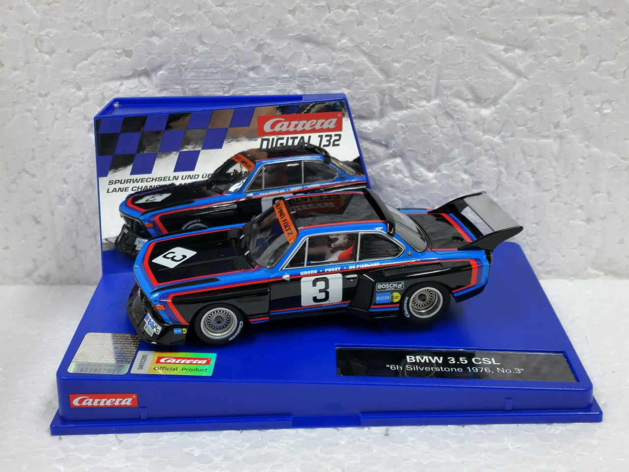 30923 Carrera Digital 132 BMW 3.5 CSL 6h Silverstone 1976, #3 1:32