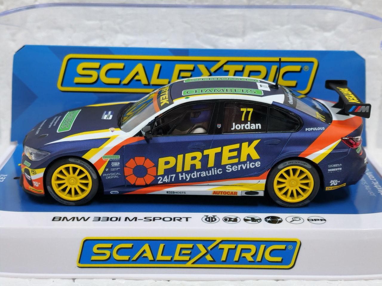 C4194 Scalextric BMW 330I M-Sport BTCC 2019 Andrew Jordan, #77 1