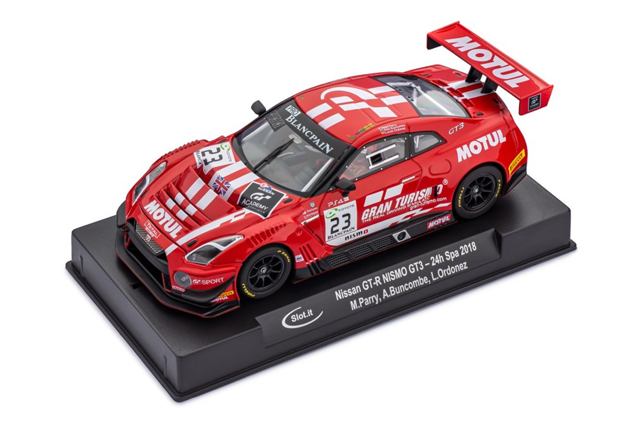 Slot it 1/32 スロットカー Nissan GT-R GT3 SICA49A Slot.it Nissan GT-R Nismo GT3 24h Spa 2018, #23 1:32