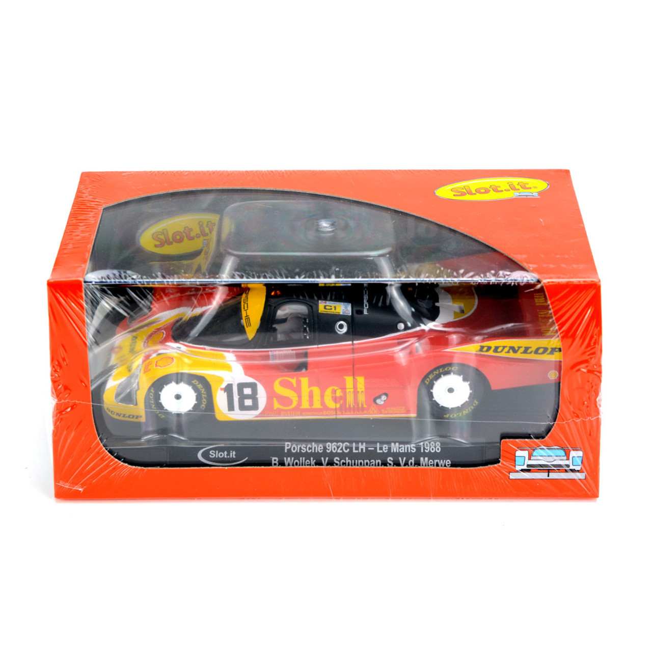 SICA03M Slot It Porsche 962C Le Mans 1988 Shell, #18 1:32 Slot Car