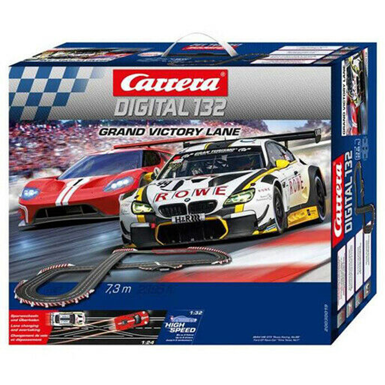 30019 Carrera Digital 132 Grand Victory Lane 1:32 Slot Car Racing Set -  Great Traditions
