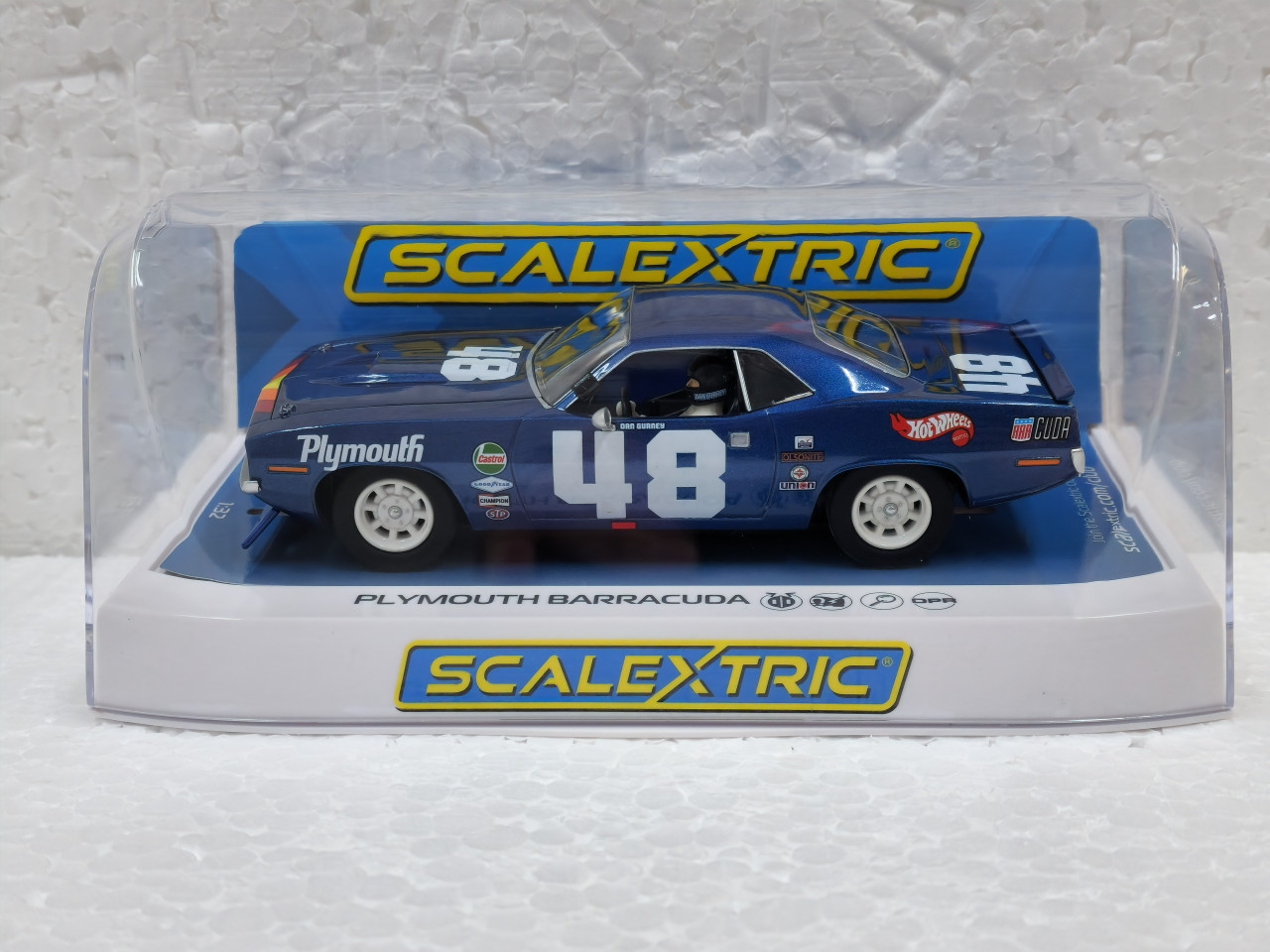 C4219 Scalextric Plymouth Barracuda Trans Am 1970 Dan Gurney, #48