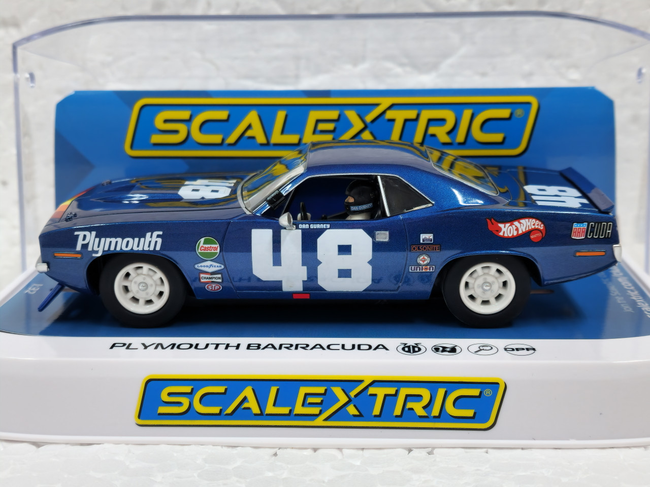 C4219 Scalextric Plymouth Barracuda Trans Am 1970 Dan Gurney, #48