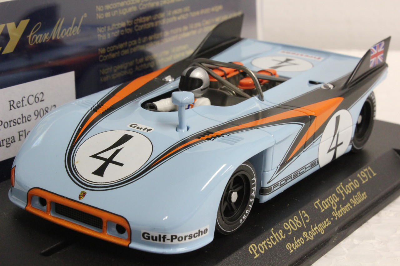 C62 Fly Porsche 908 /3 Targa Florio 1971, #4 1:32 Slot Car - Great
