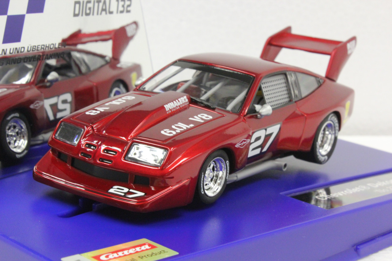Carrera DIGITAL 132 Chevrolet Dekon Monza No.27 – Slotcar Mit Frontlicht, Individuell Codierbar, Maßstab 1:32 Carrera DIGITAL 132 Chevrolet Dekon Monza No.27 – Slotcar Mit Frontlicht, Individuell Codierbar, Maßstab 1:32