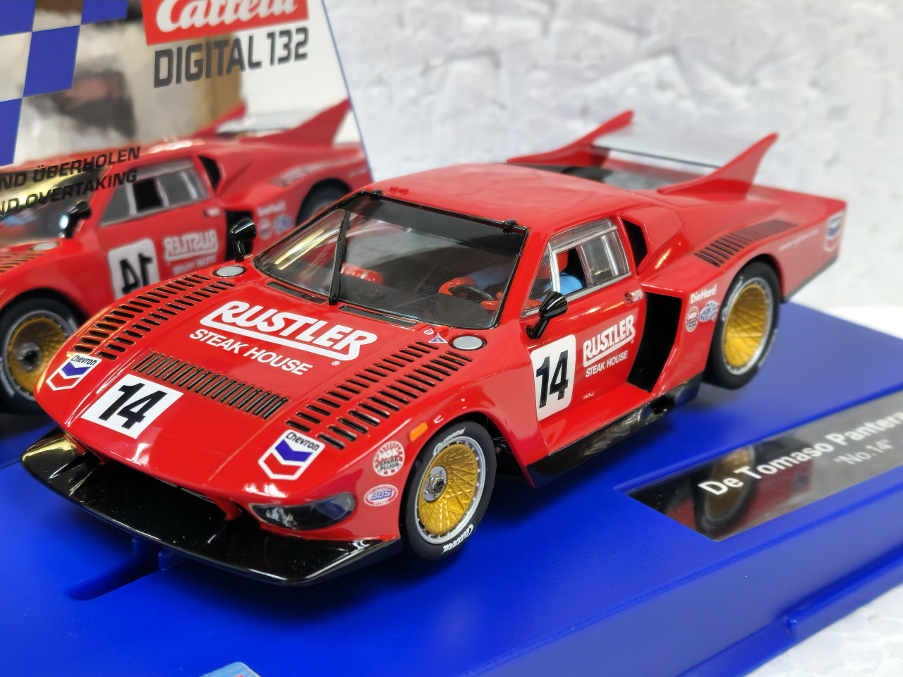 40991 Carrera De Tomaso Pantera, #14 *Analog/No Reverse Switch/No Case*  1:32 Slot Car - Great Traditions