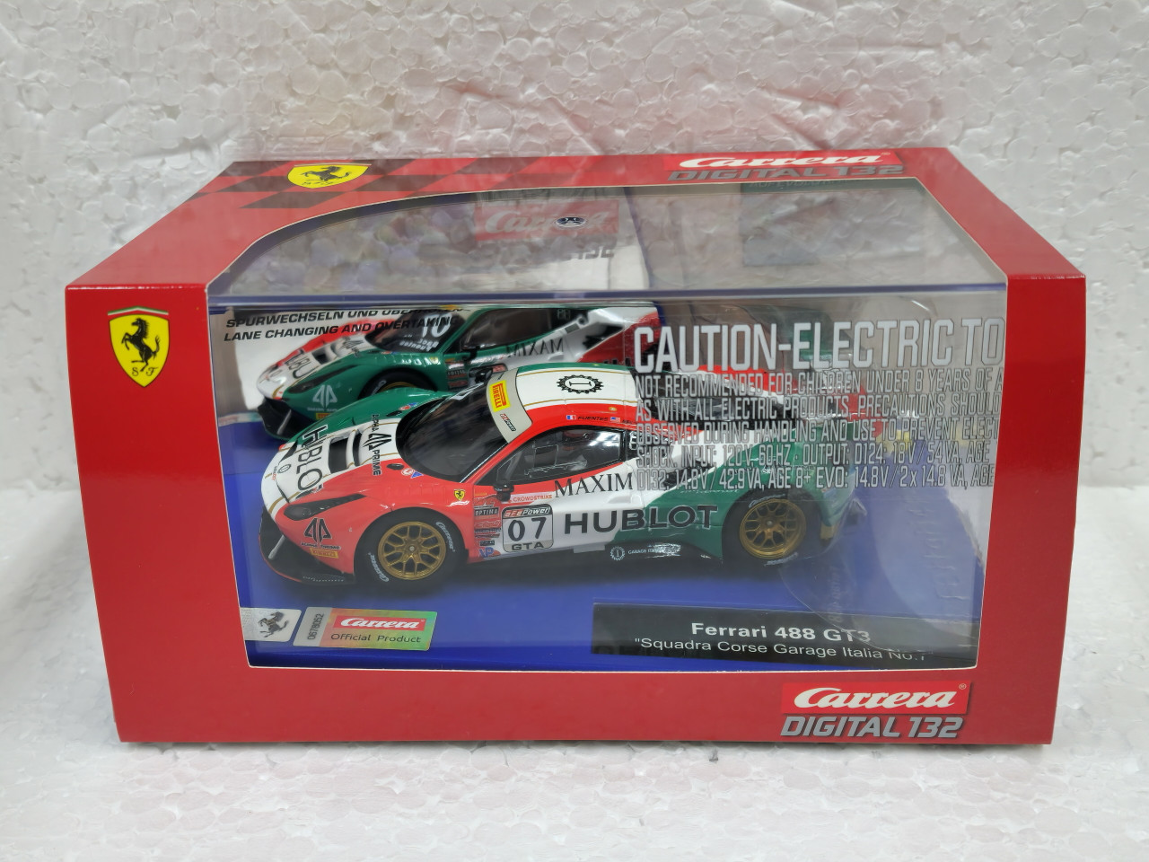 Carrera Digital 132 30999 Ferrari 488 GT3 Squadra Corse Italia #7 – 1/32 Scale Slot Car